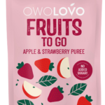 Owolovo Fruit to Go 100% Gyümölcspüré Alma-Eper 200 g